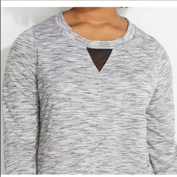 Lane Bryant LIVI ACTIVE SPA MESH HEM Top - Picture 3 of 7